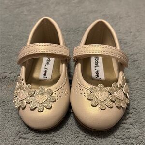 Rachel Shoes Kids Cream Mary Jane Shoes